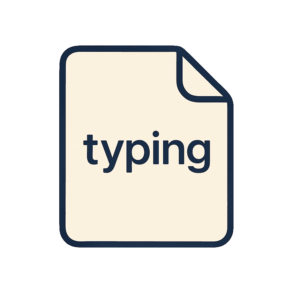 typing